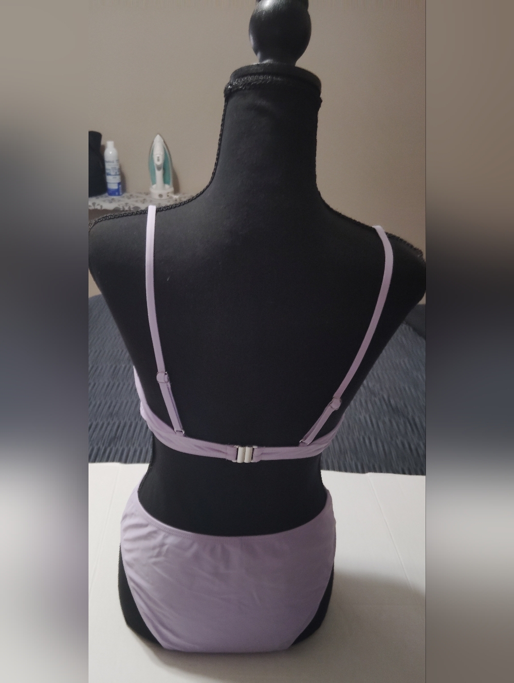 Lilac Ruched Bikini Set - Picture 2 of 5